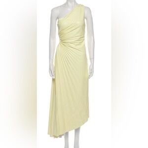 A.L.C. Strapless Light Yellow Dress